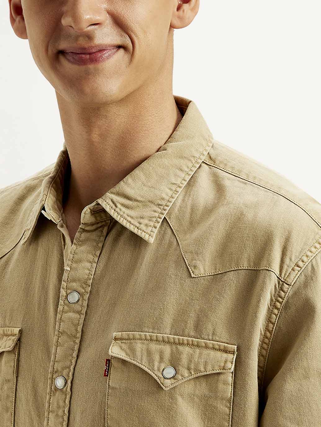 Men's Solid Dyed Slim Fit Shirt