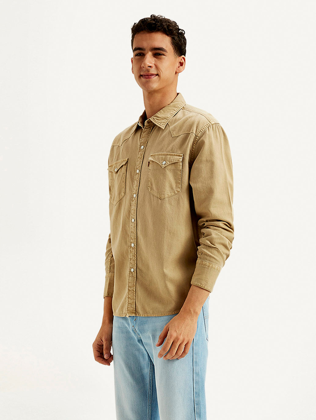 Men's Solid Dyed Slim Fit Shirt