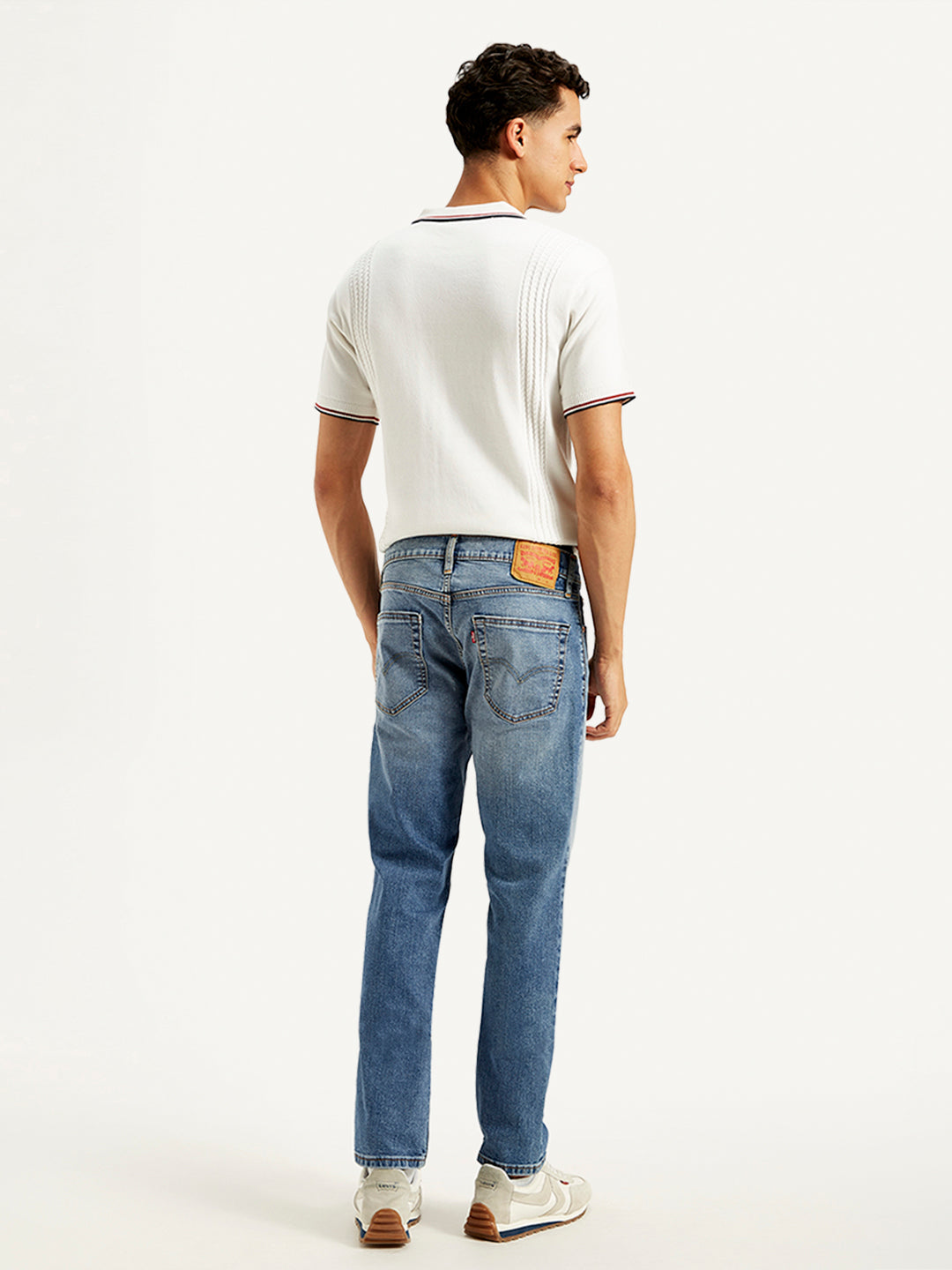 Men's 511 Blue Slim Fit Mid Rise Jeans