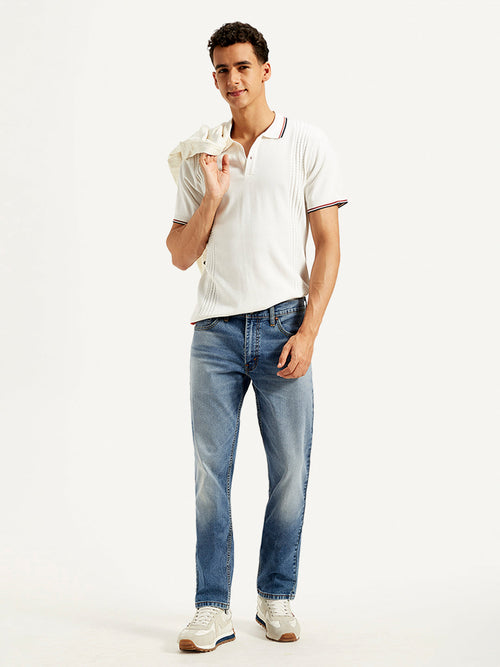 Men's 511 Blue Slim Fit Mid Rise Jeans