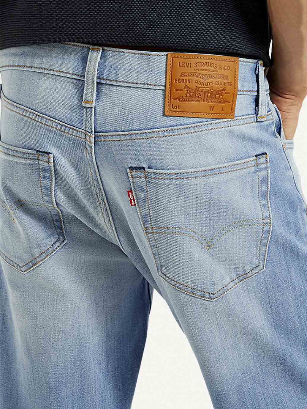 Men's 511 Light Blue Slim Fit Mid Rise Jeans