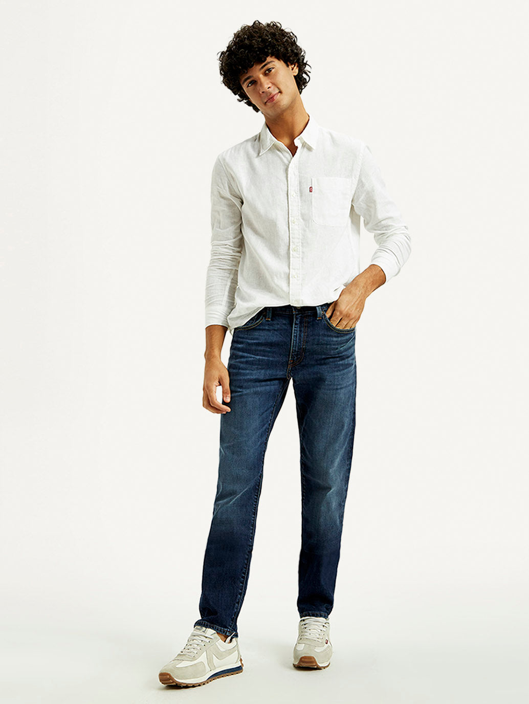 Men's 511 Indigo Slim Fit Mid Rise Selvedge Jeans