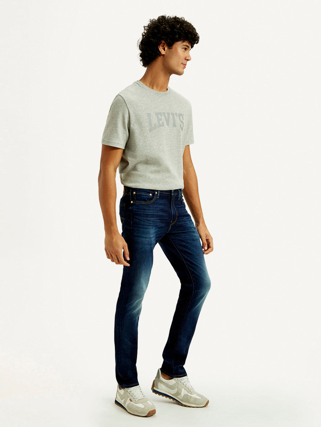 Men's 511 Indigo Slim Fit Mid Rise Linen Jeans