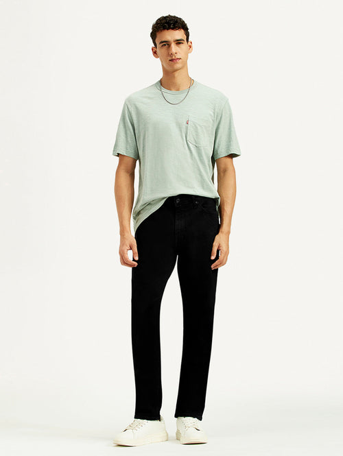 Men's 511 Black Slim Fit Mid Rise Jeans
