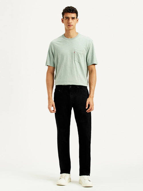 Men's 511 Black Slim Fit Mid Rise Jeans
