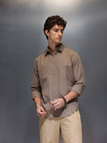 Men's Slim Fit Casual Shirt  |  Dark Grey