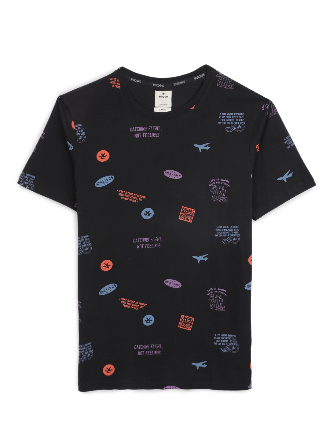 Classic Black AOP T-Shirt