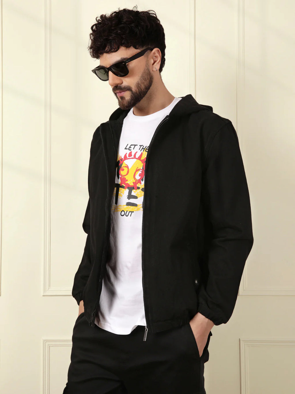 Storm Black Hooded Jacket