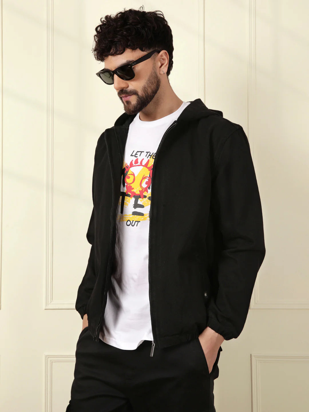 Storm Black Hooded Jacket