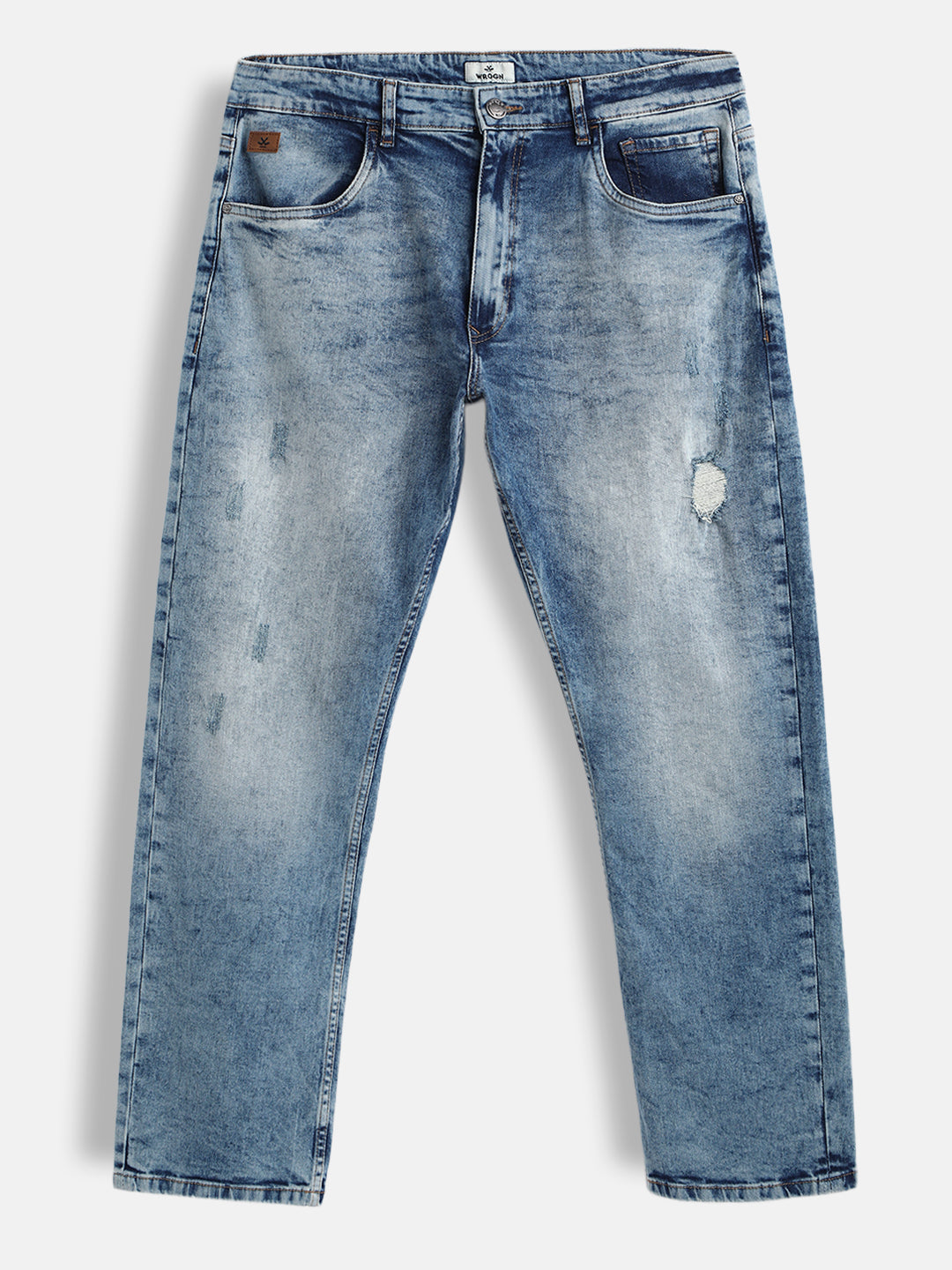 Vintage Washed Anti Fit Jeans | Blue