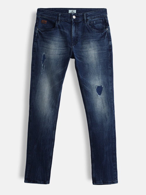 Dark Grey Dobby Jeans