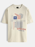 Casual Printed T-Shirt | Beige