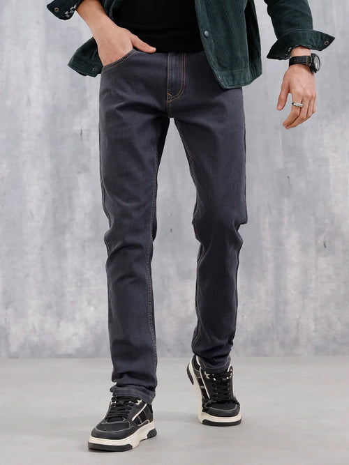 Men's Casual Slim Fit Jeans | Grey