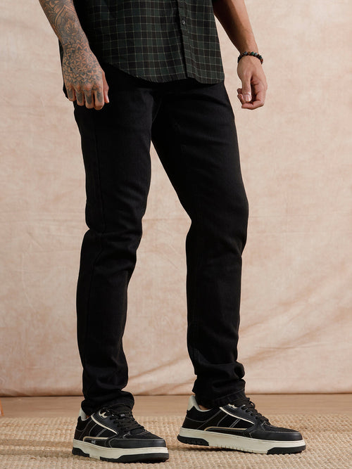 Casual Slim Fit Jeans | Black
