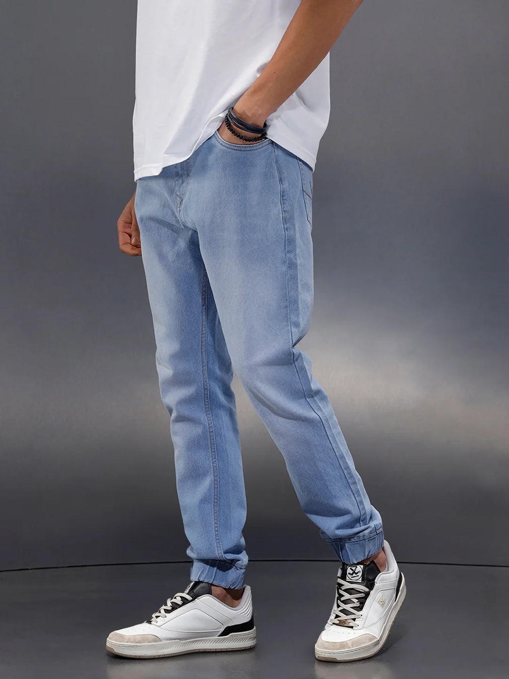 Superstone Washed Jogger Fit Jeans