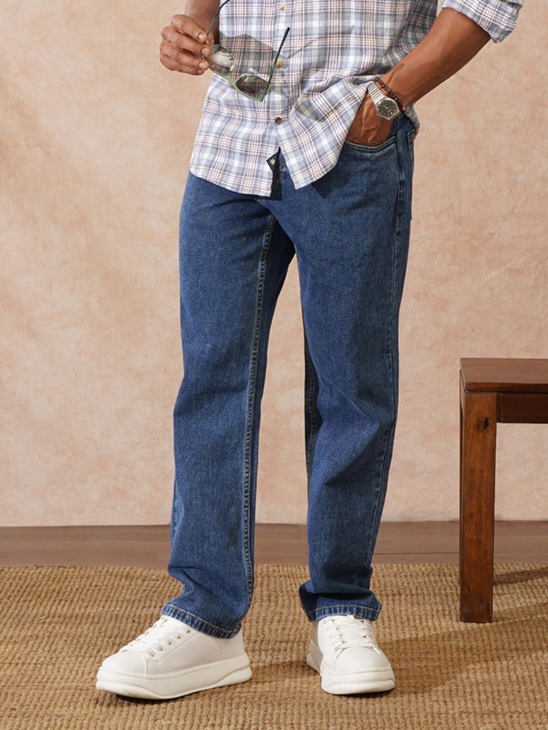 Light Fade Anti Fit Jeans | Blue