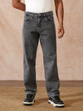 Light Fade Straight Fit Jeans | Black