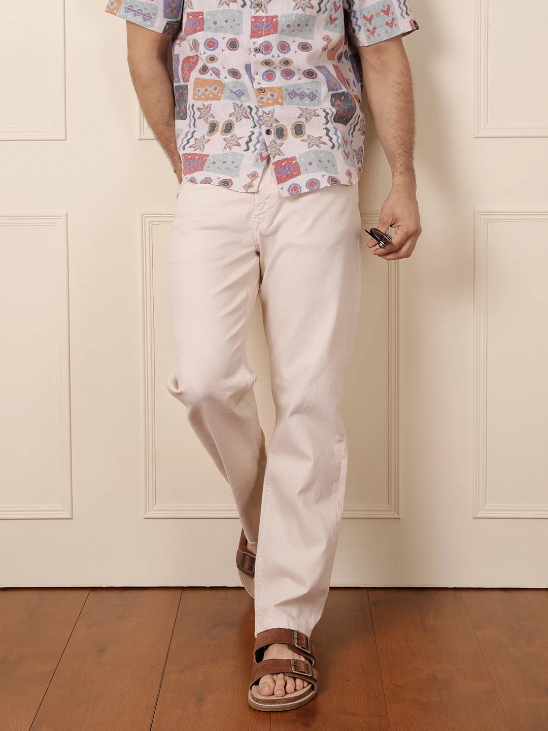 Casual Anti Fit Jeans | Beige