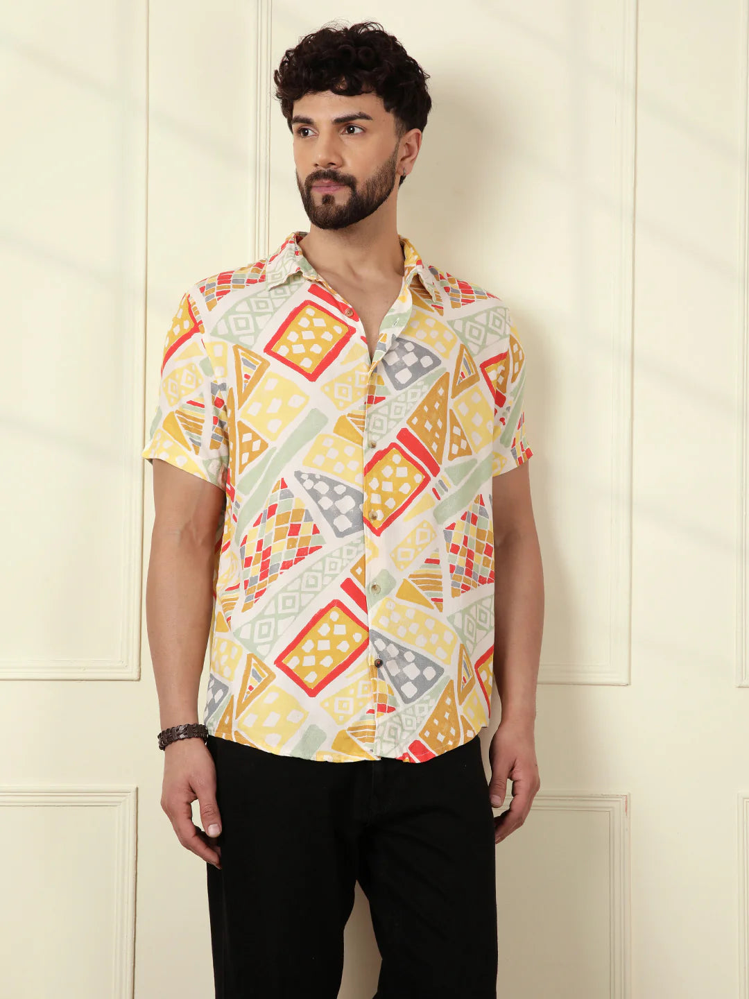 AOP Fluid Light Weight Viscose Shirt  | Multicolor