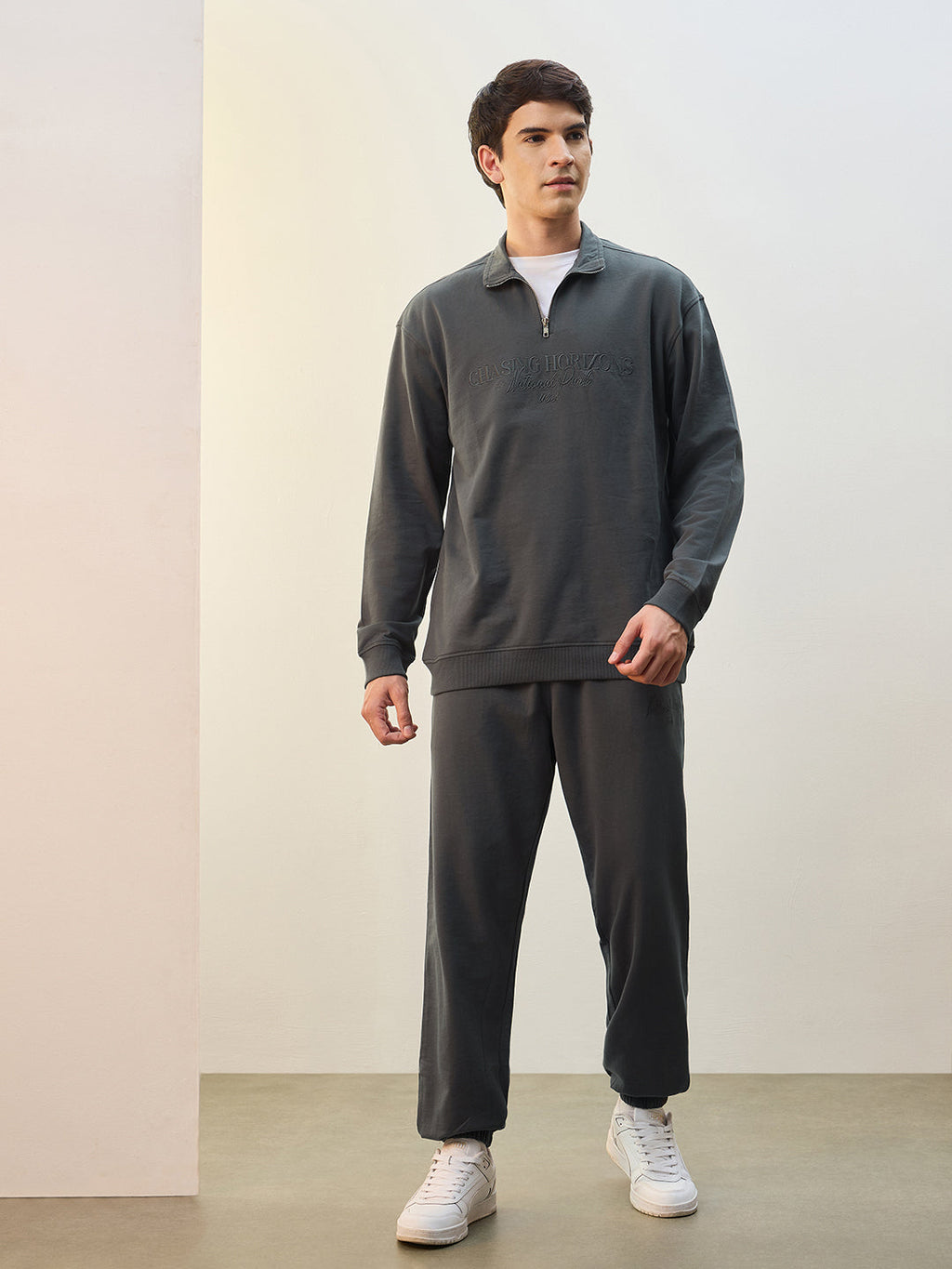 Chasing Horizons High Neck Oversized Co-ord Set