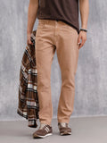 Retro Wash Overdyed Slim Fit Jeans | Rust