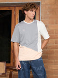 Cut & Sew Raw Seams T-Shirt | Off White
