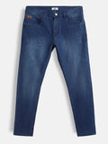 Vintage Fade Skinny Crop Jeans | Blue