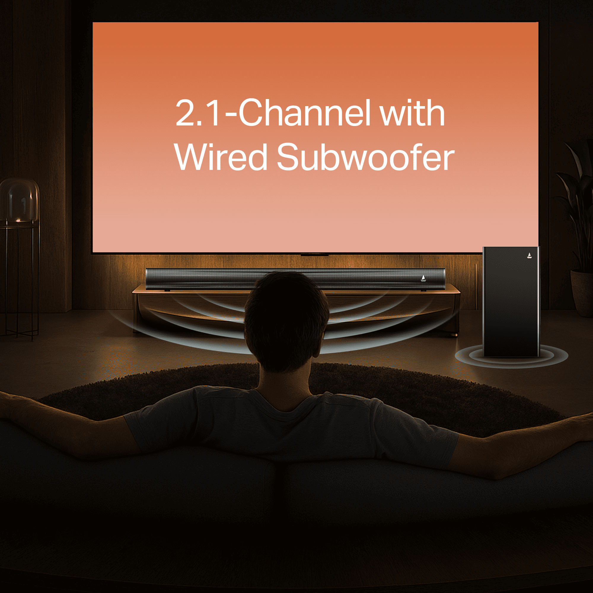 boAt Aavante 2.1 1550 Plus | 160W 2.1 Channel Soundbar with Bluetooth v5.4, EQ Modes & Master Remote