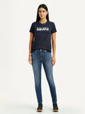 Women's 711 Indigo Skinny Fit Mid Rise Jeans