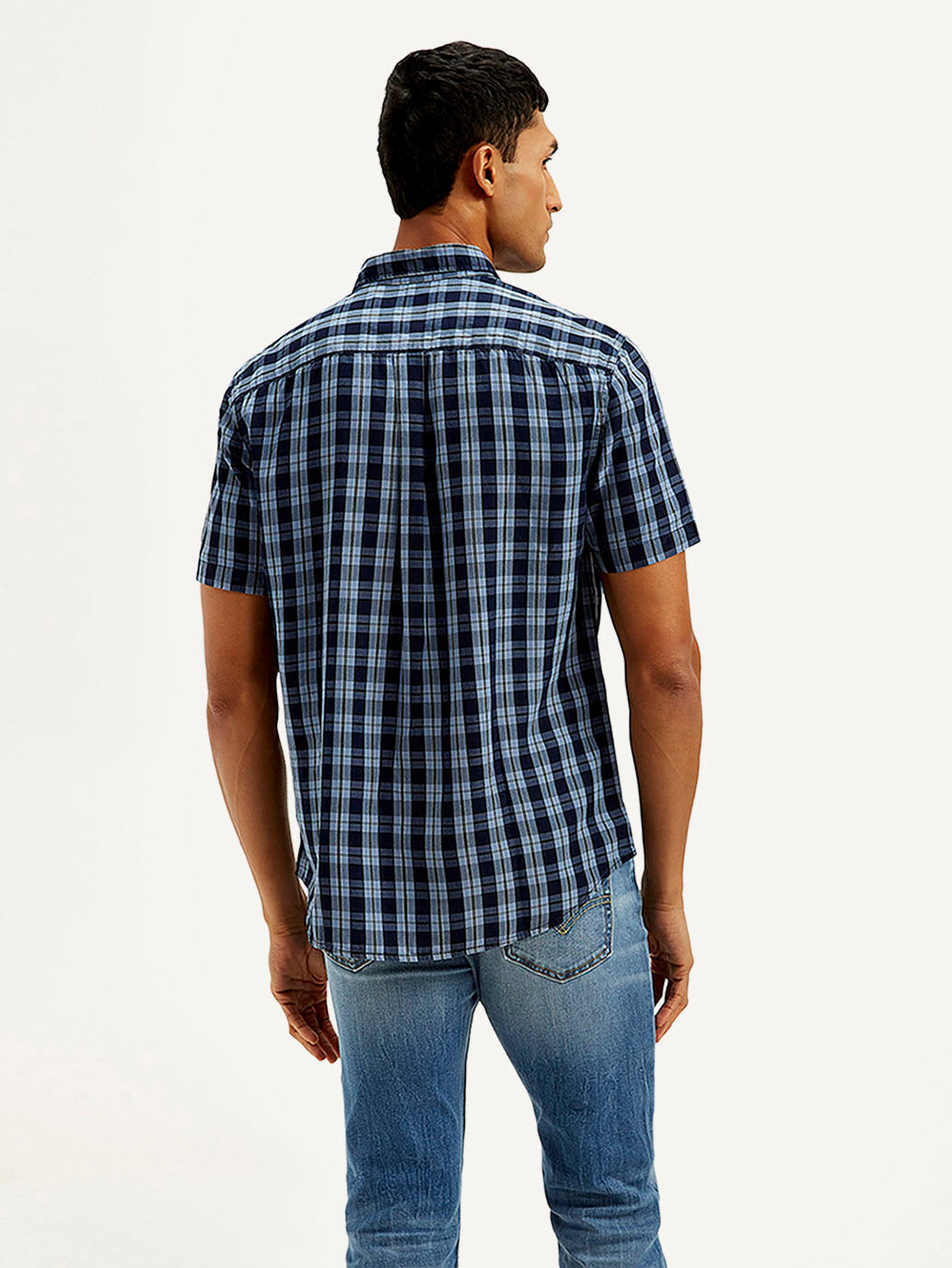 Men's Checkered Slim Fit Shirt