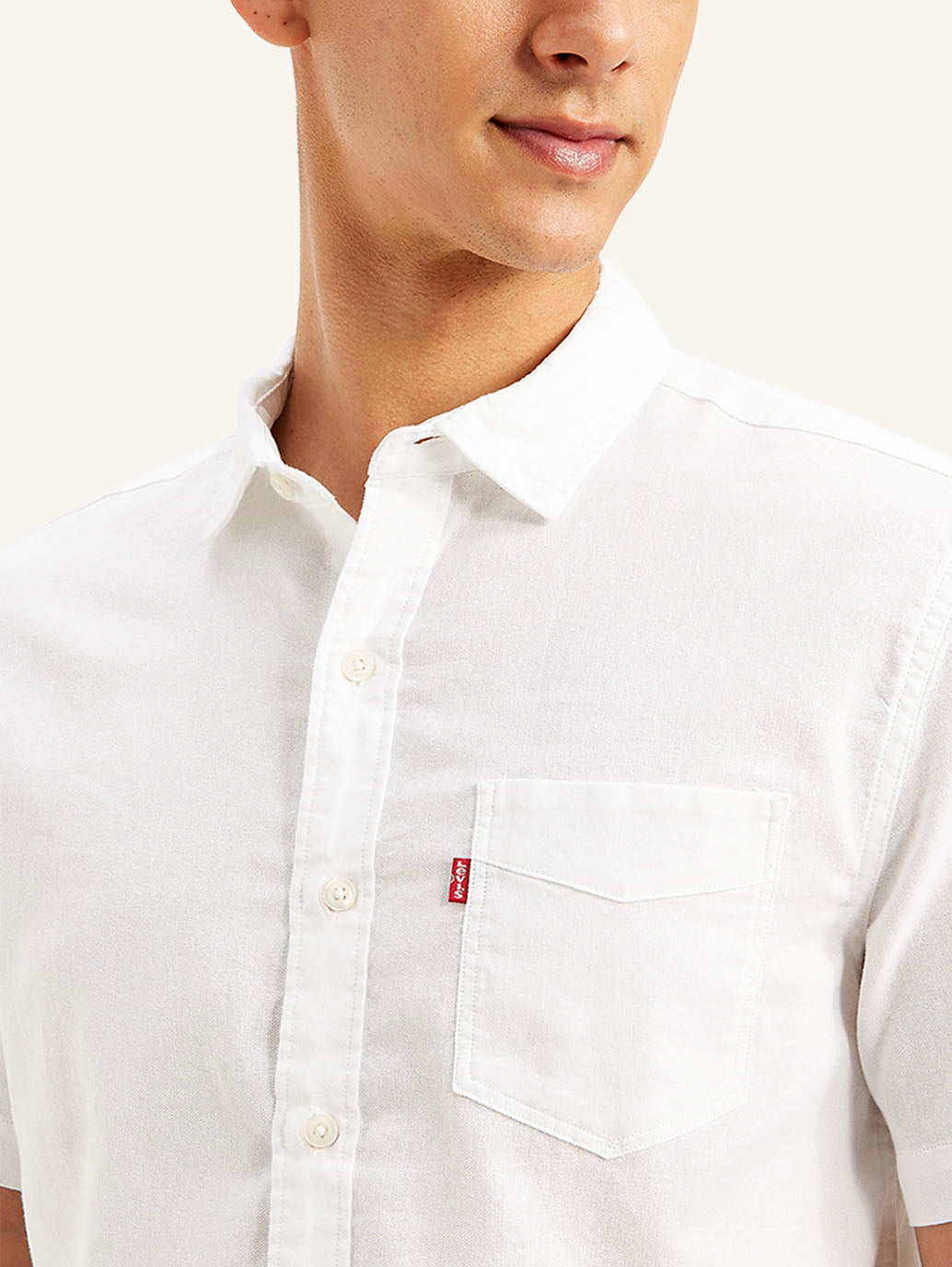 Men's Solid Slim Fit Oxford Shirt