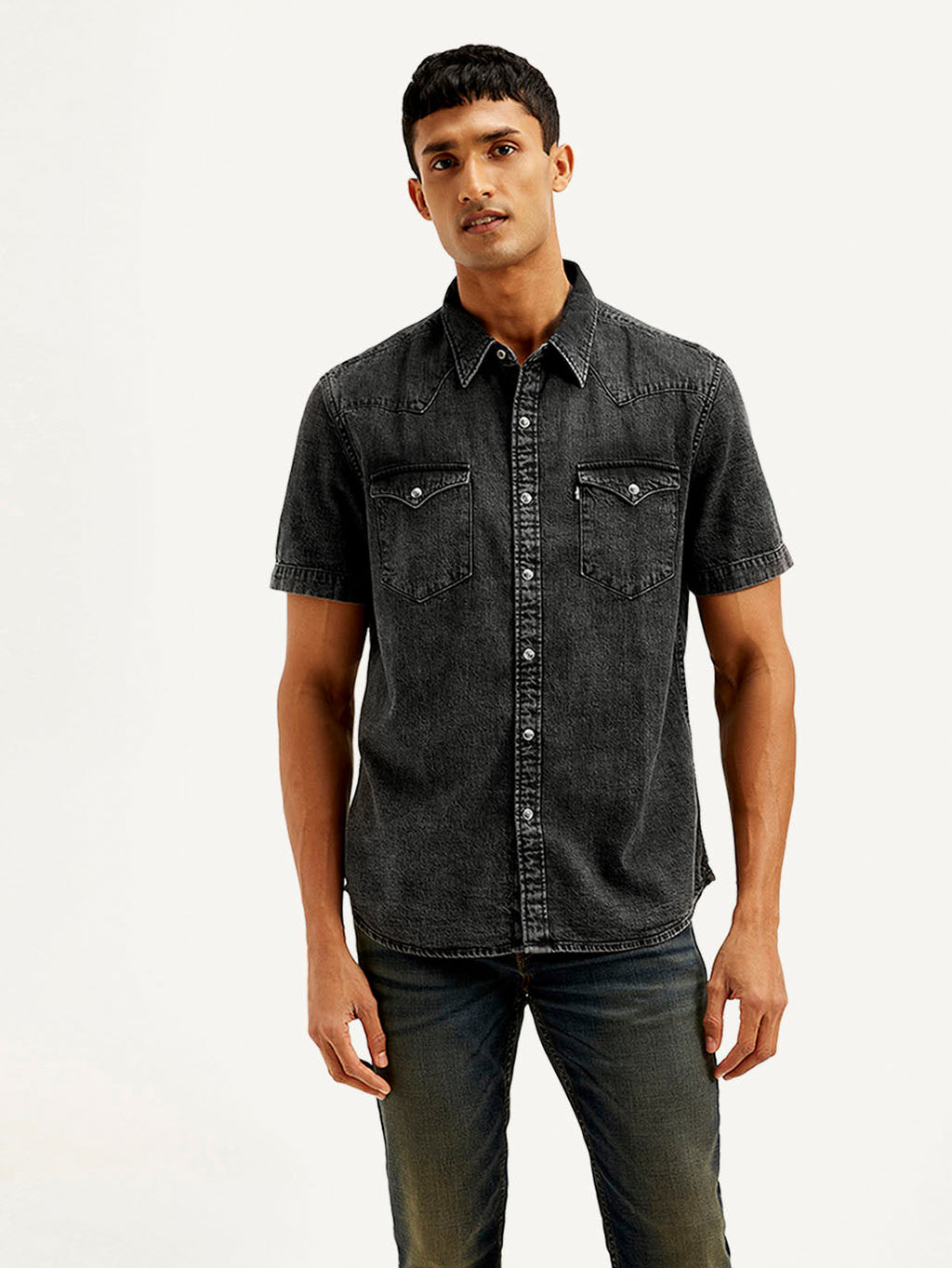 Men's Solid Slim Fit Shirt