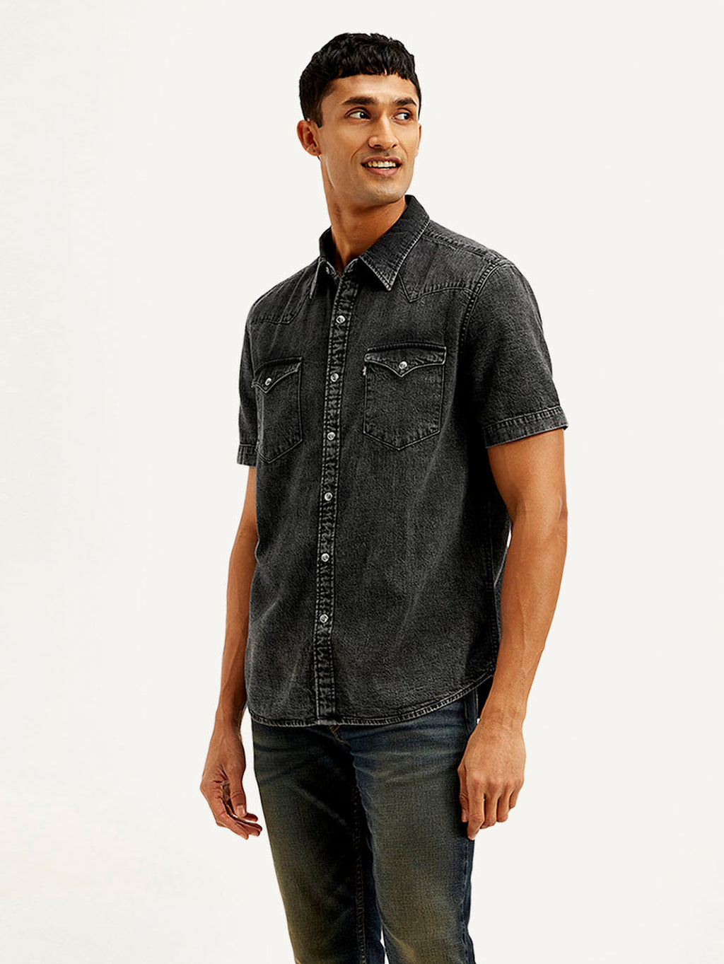 Men's Solid Slim Fit Shirt
