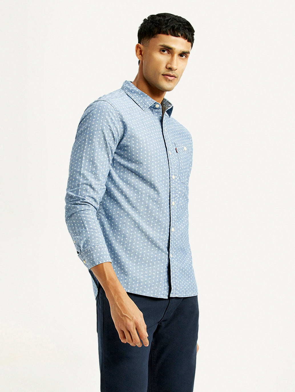 Men's Printed Slim Fit Shirt