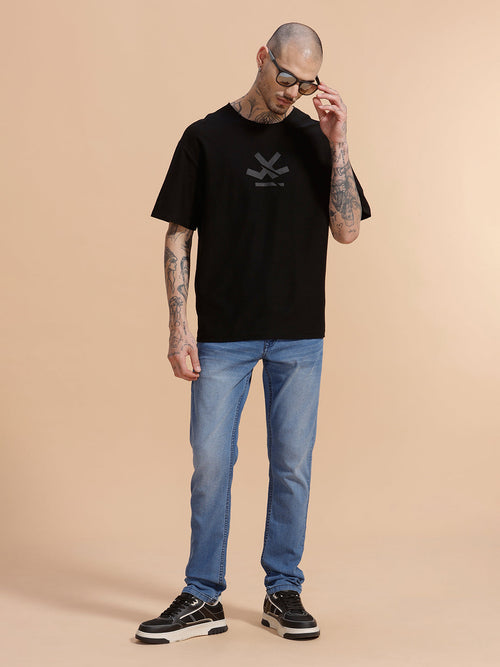 Heavy Fade Slim Fit Jeans | Blue