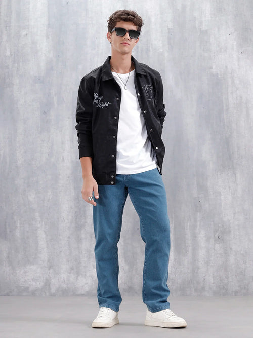 Men's Casual Jogger Fit Jeans | Teal