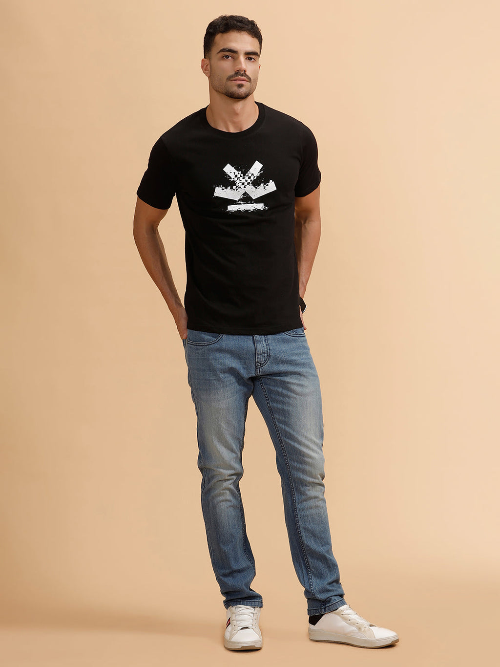 Heavy Fade Slim Fit Jeans | Blue