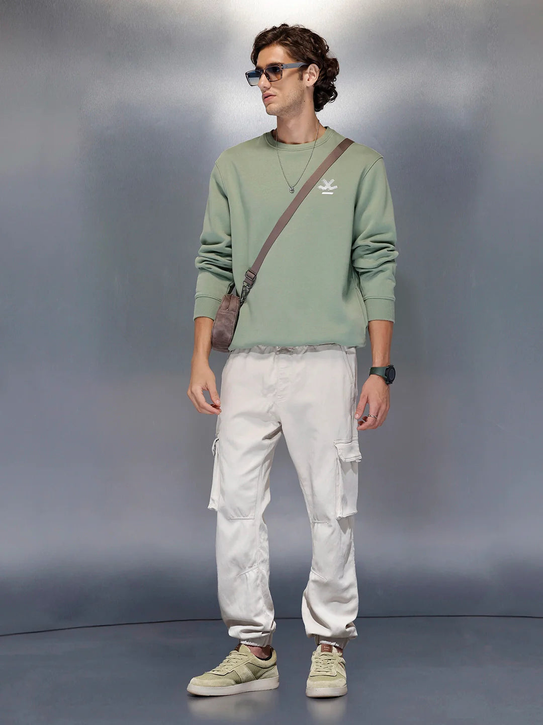 Solid Straight Fit Jogger | Off White