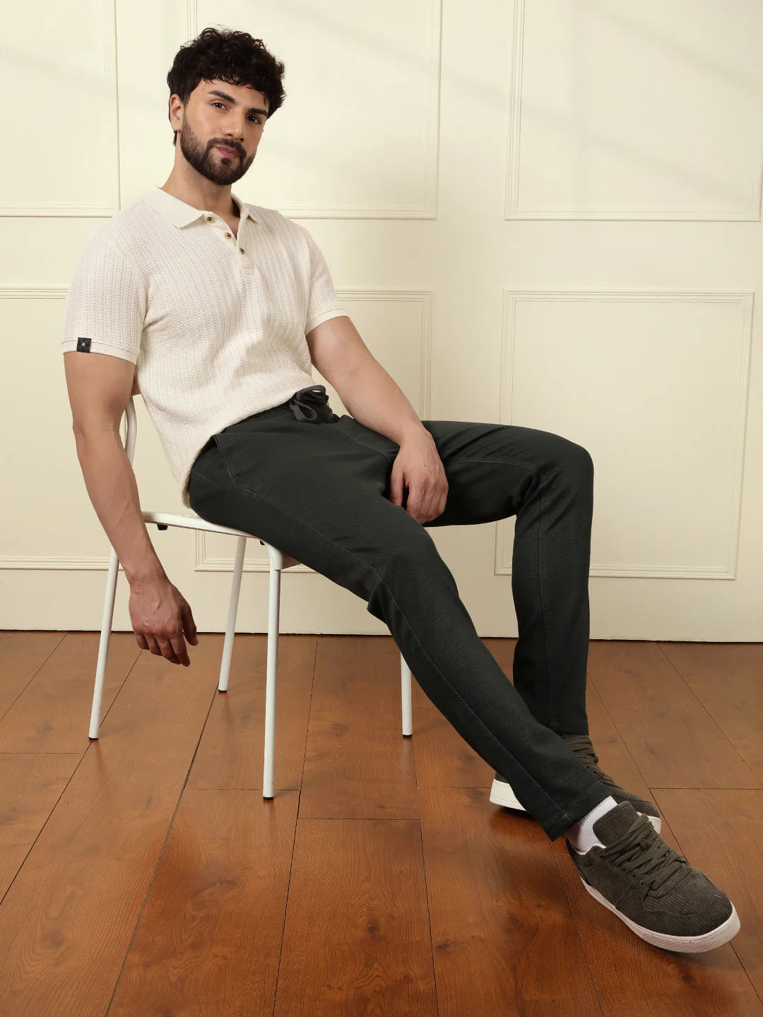 Olive Stride Solid Jogger