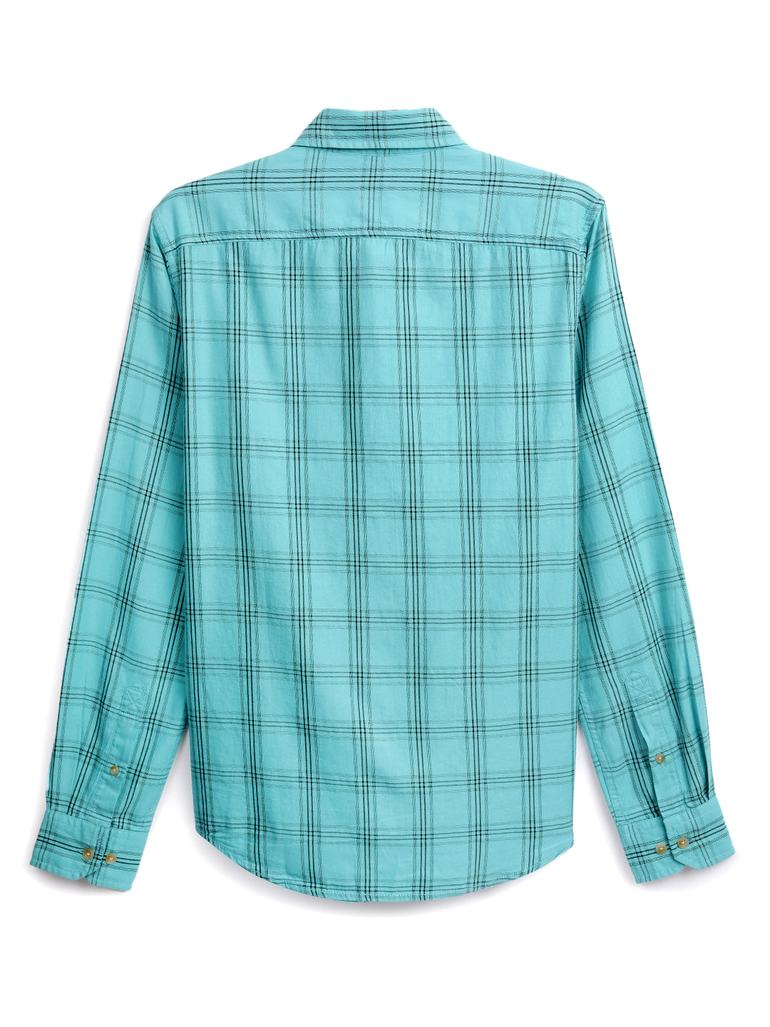 Blue Delight Casual Checked Shirt
