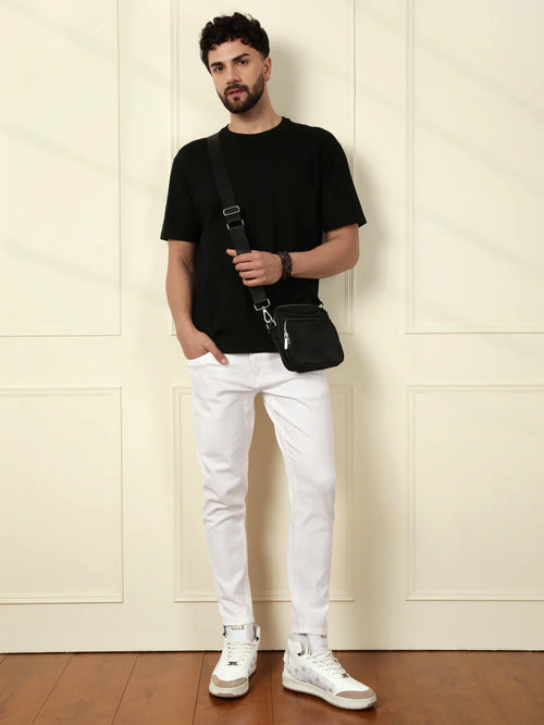 Classic Skinny Crop Jeans | White