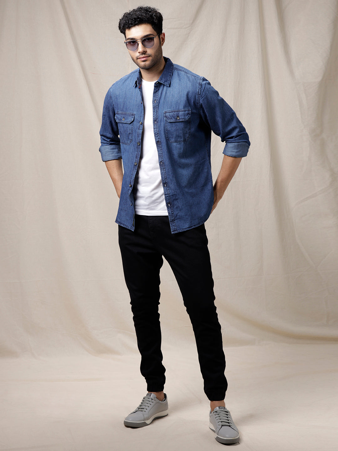 Ultramarine Casual Cotton Shirt