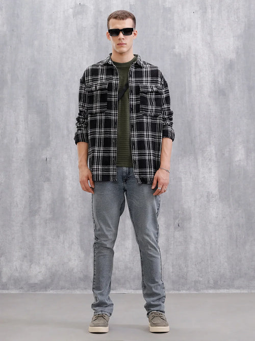 Heavy Fade Straight Fit Jeans | Light Blue