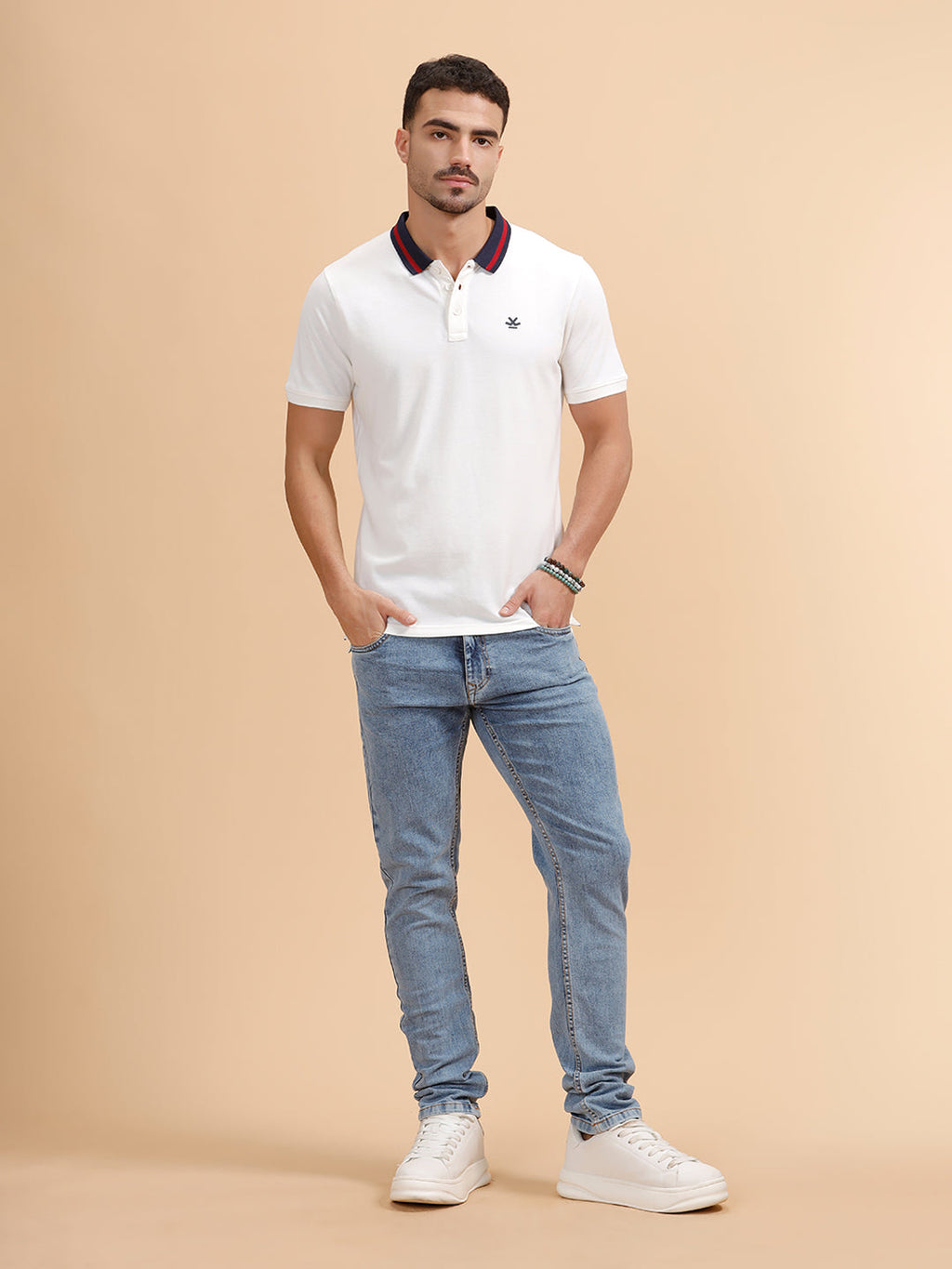 Heavy Fade Slim Fit Jeans | Light Blue