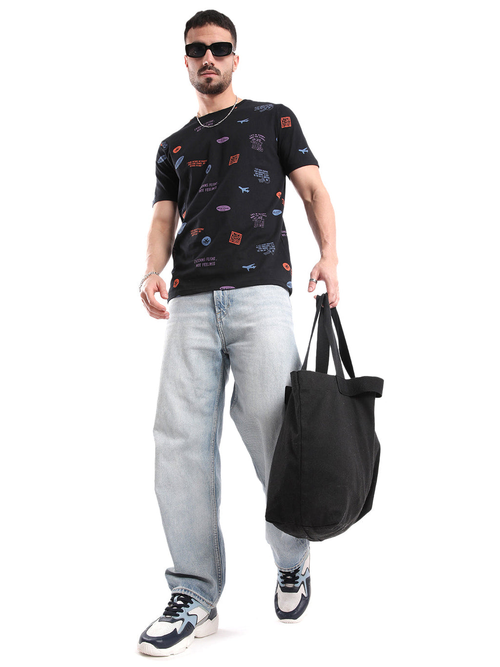 Classic Black AOP T-Shirt