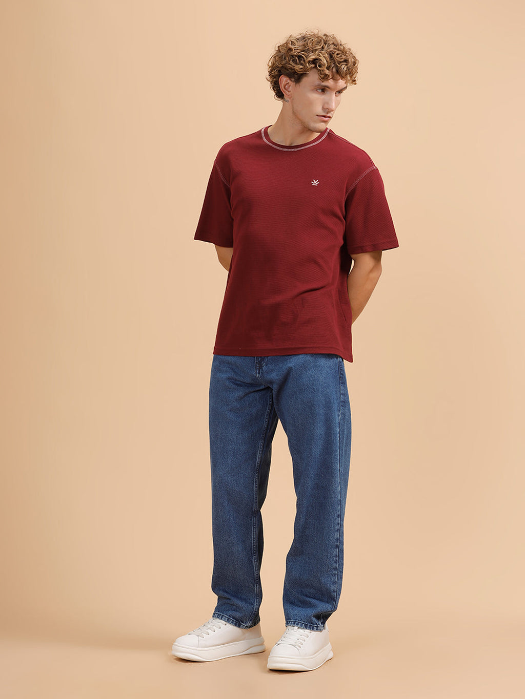 Casual Loose Fit Jeans | Light Blue