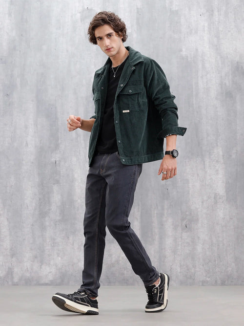 Men's Casual Slim Fit Jeans | Grey