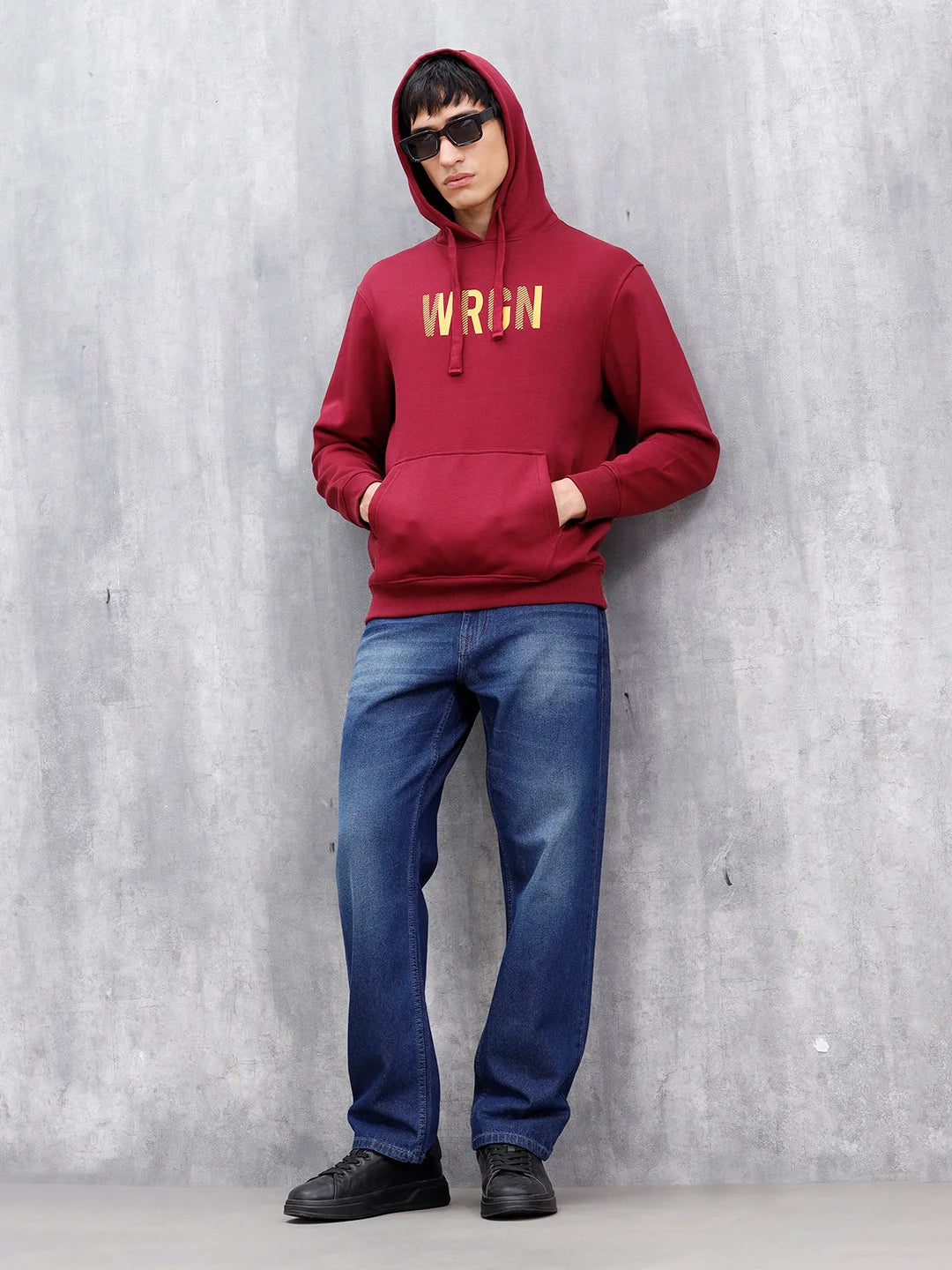 Men's Casual Anti Fit Jeans | Dark Stone