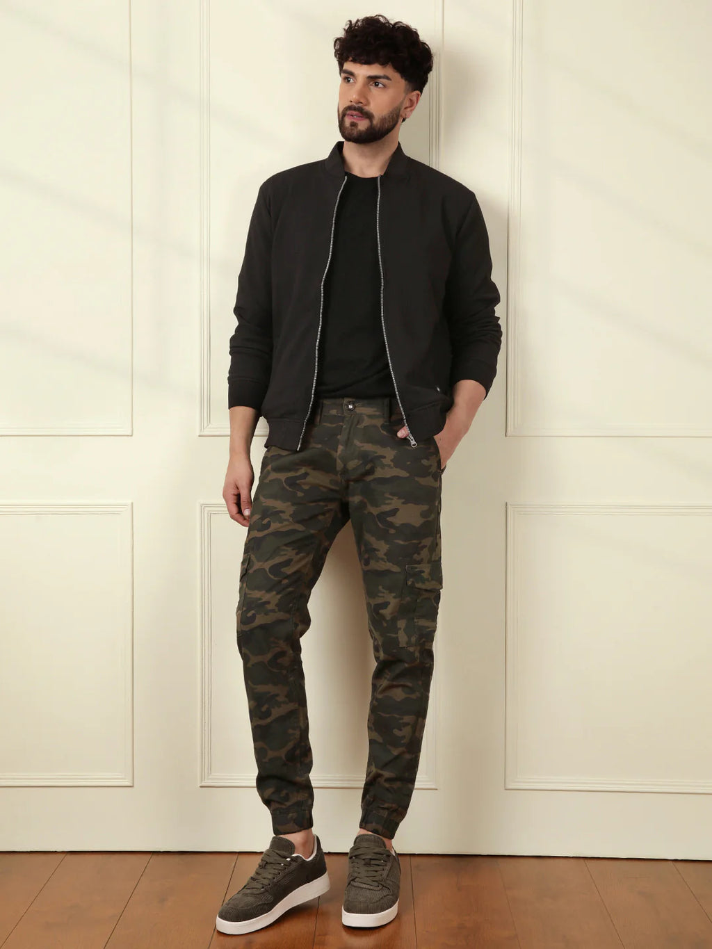 Olive Camo Cargo Jogger