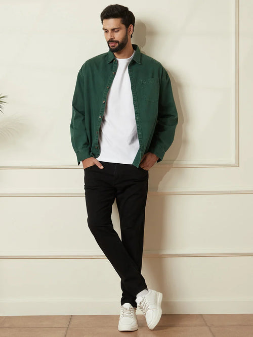 Casual Skinny Crop Jeans | Black